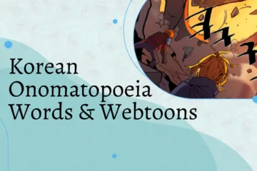 Korean Onomatopoeia Words & Webtoon