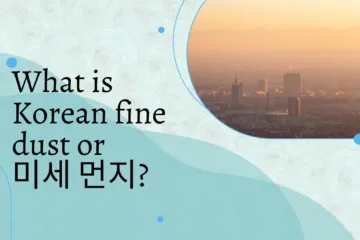 What is Korean fine dust or 미세 먼지