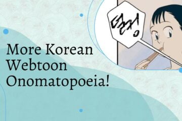 More Korean Webtoon Onomatopoeia!