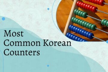 Most Common Korean Counters